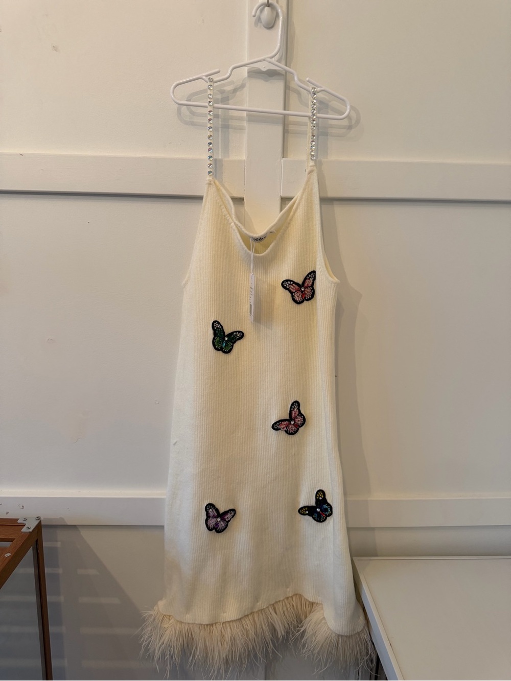 NWT Lola and the boys women’s medium sweater butterfly dress